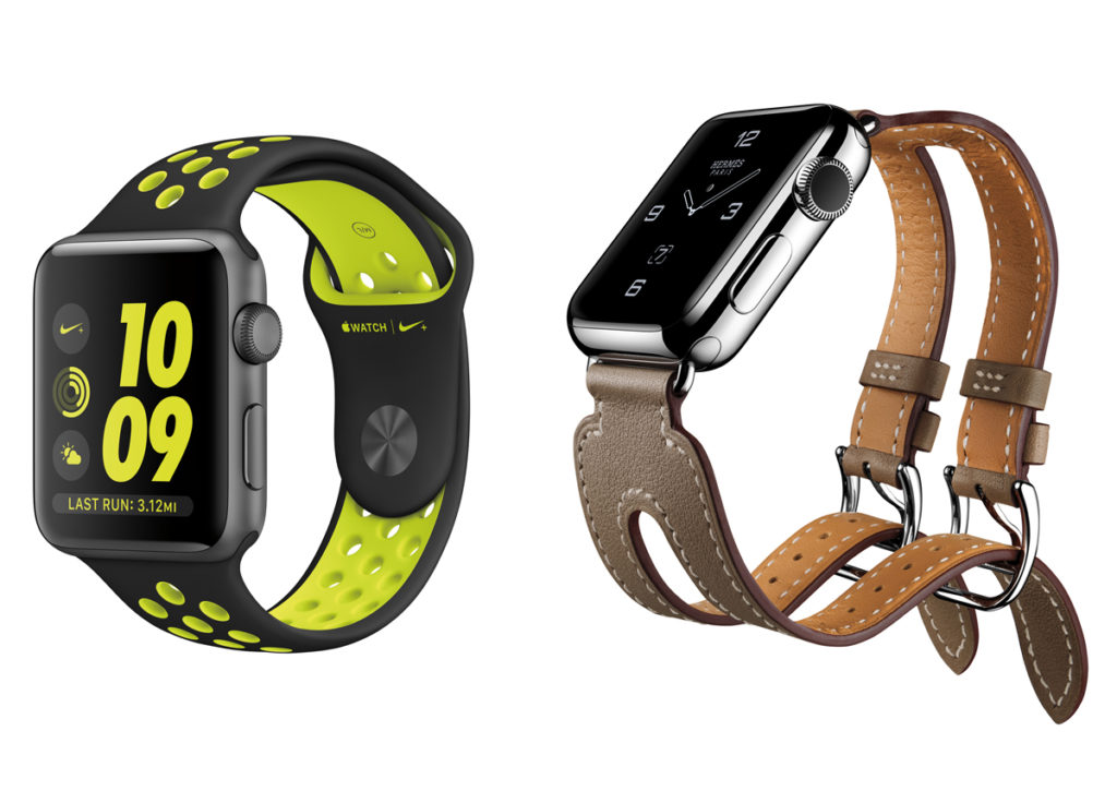 APPLE ANNOUNCES NEW NIKE, HERMES WATCH SERIES 2