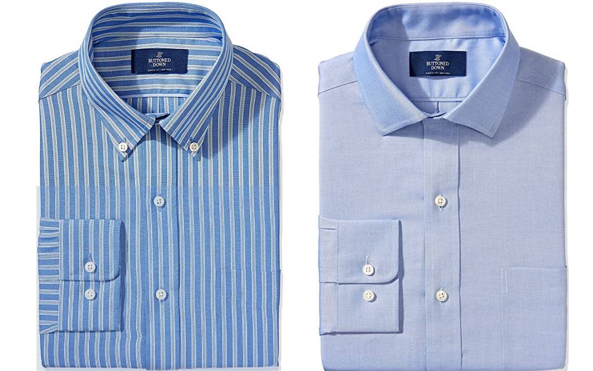 mens dress shirt blue Quattro Flex Dress Shirt with Semi-Spread Collar Sky Blue 2XL / Sky Blue