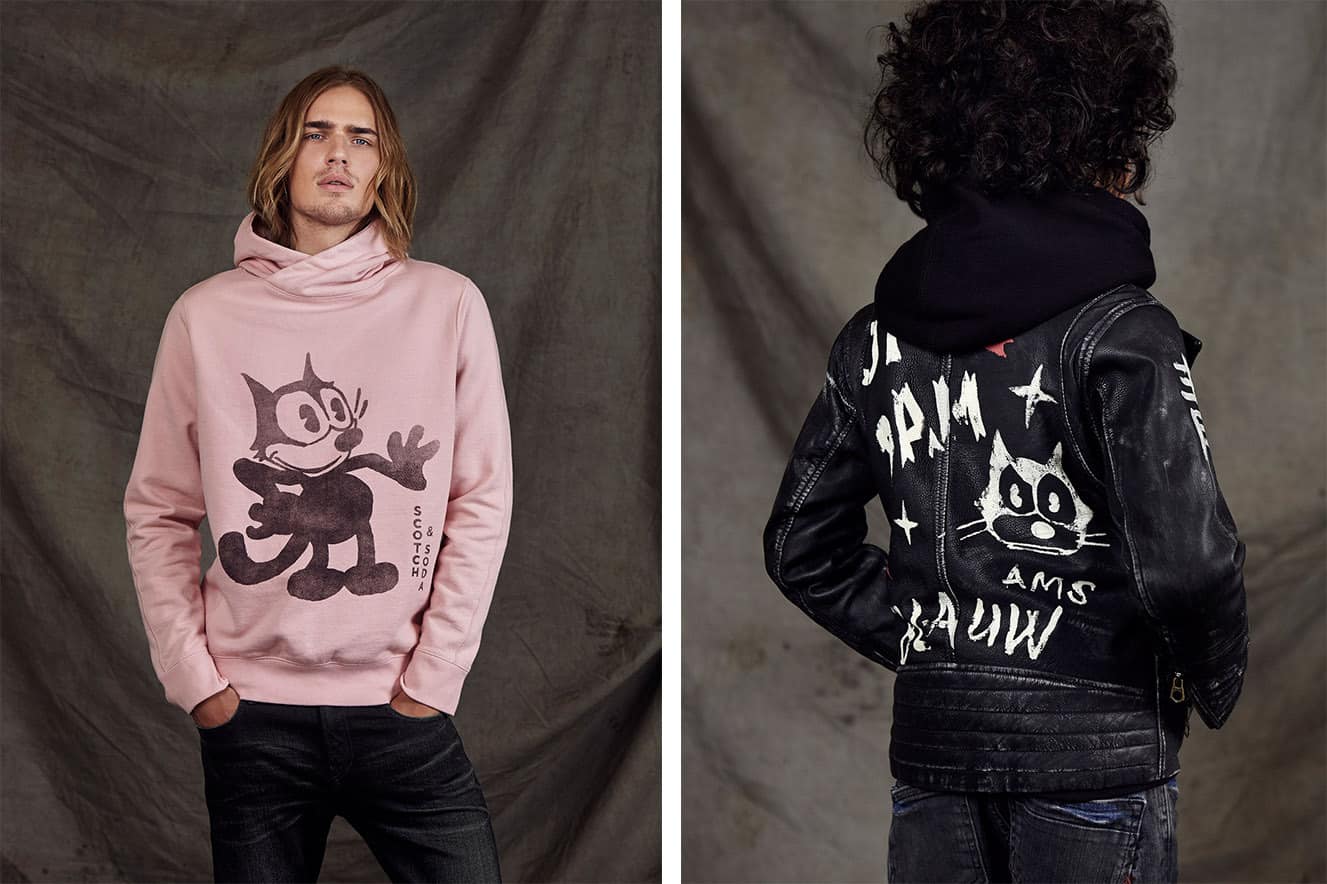 SCOTCH & SODA LAUNCHES FELIX THE CAT CAPSULE COLLECTION