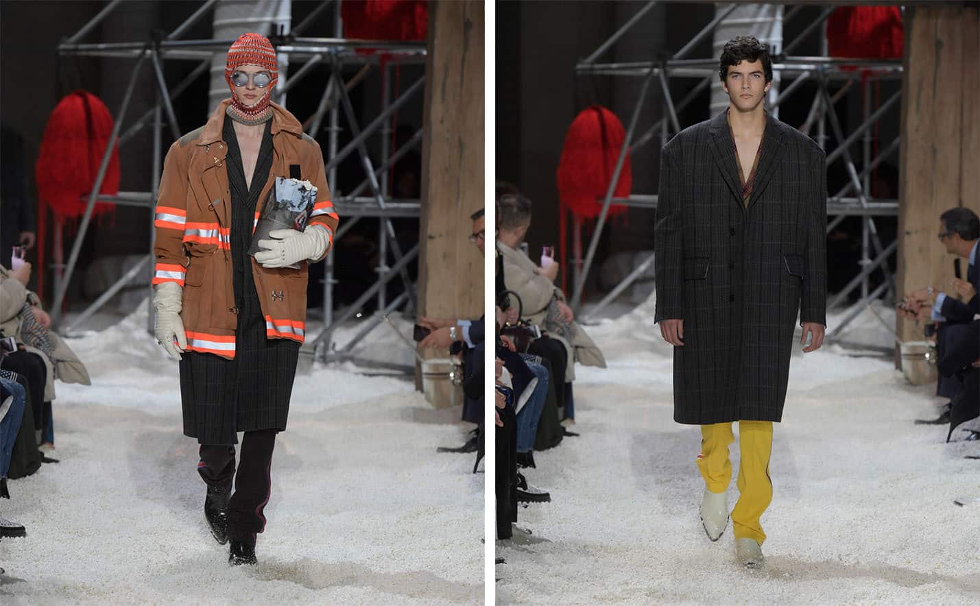 RAF SIMONS DEBUTS FALL '18 CALVIN KLEIN 205W39NYC COLLECTION