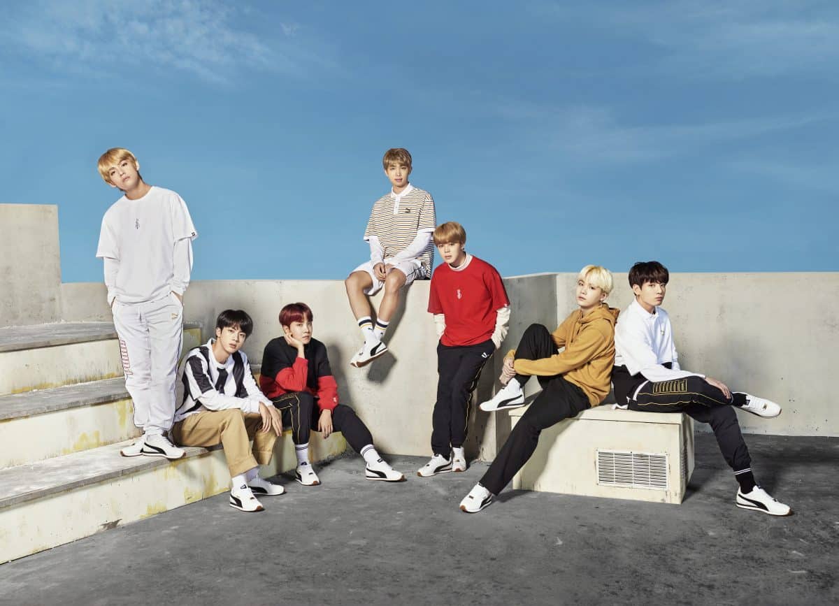 PUMA TAPS K-POP STARS BTS FOR NEWEST COLLECTION