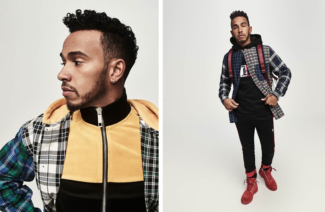 TOMMY HILFIGER PREVIEWS FALL COLLECTION WITH LEWIS HAMILTON