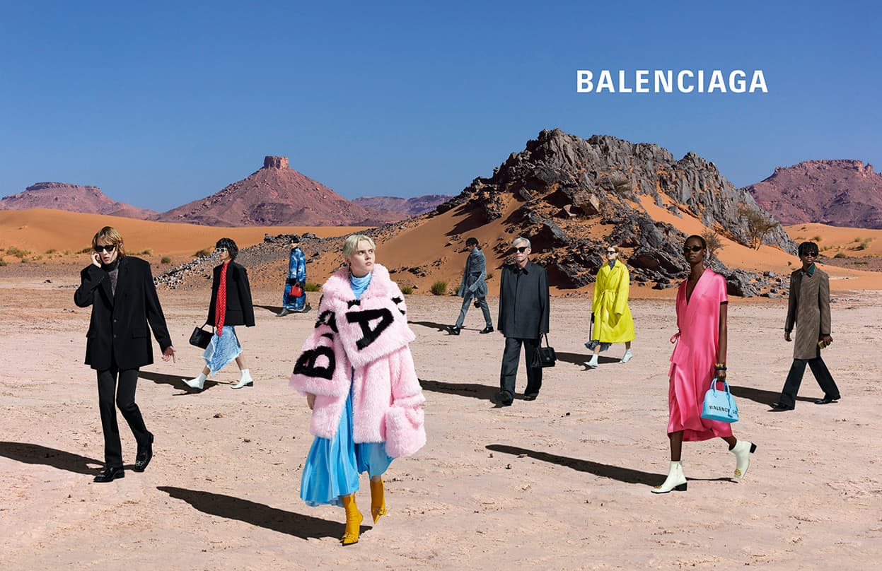 BALENCIAGA RELEASES FALL '19 CAMPAIGN BY ARTIST JEAN-PIERRE ATTAL
