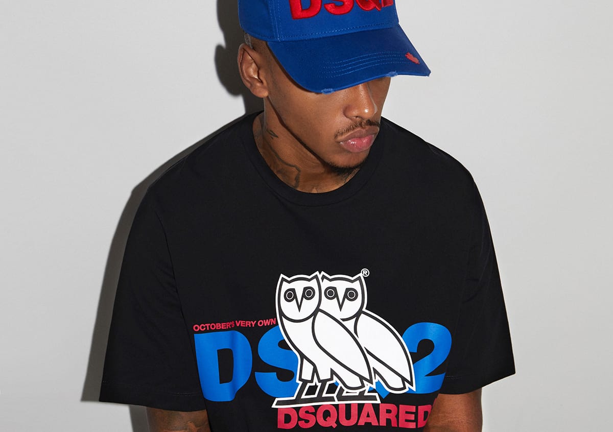 DSQUARED2 DROPS SECOND COLLECTION WITH DRAKE'S OCTOBER'S VERY OWN