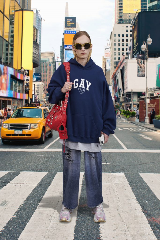 odeco BALENCIAGA バレンシアガ Logo Jacket Turquoise | The Webster