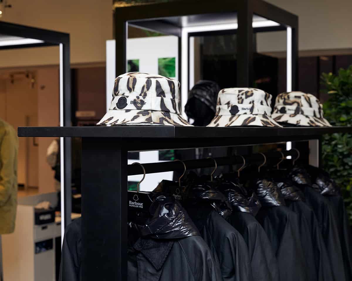 BARBOUR COLLABORATES WITH 2 MONCLER 1952 MAN, DEBUTS AT SAKS POP