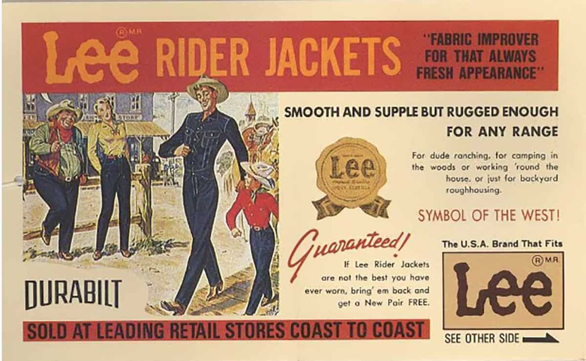 LEE LAUNCHES LEE ARCHIVES VINTAGE COLLECTION - Lee Zip Gimmick 