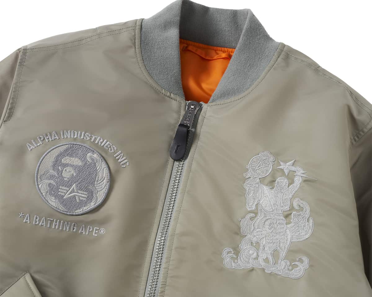BAPE x ALPHA INDUSTRIES COLLABORATE ON COLLECTION OF REIMAGINED