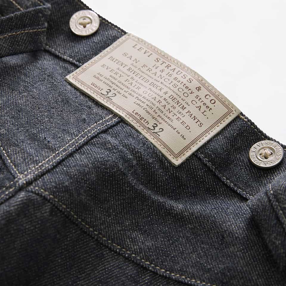LEVI'S VINTAGE CLOTHING REPRODUCES 9RIVET, OLDEST PAIR OF BLUE