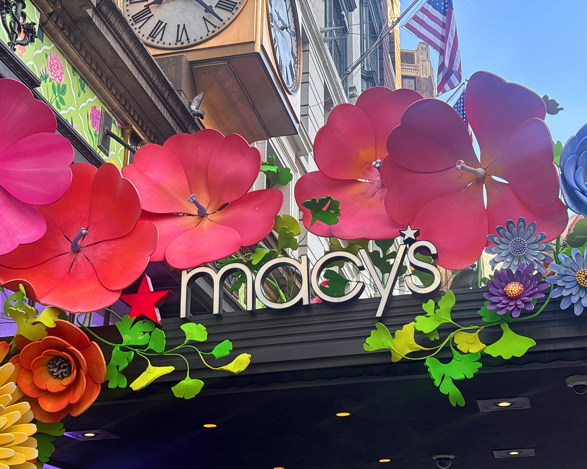 MACY’S FLORALS FOR SPRING, GROUNDBREAKING, AS ALWAYS